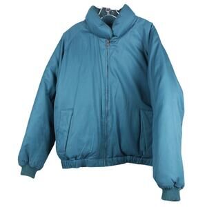 Eddie Bauer Goose Down Coat Blue Red Inner‎ Mens XL Outdoor Winter Gorpcore